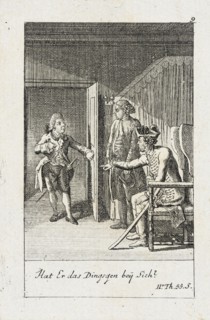 Plate 9 for J.G. Muller's 'Siegfried von Lindenberg', 1783. Creator: Daniel Nikolaus Chodowiecki.