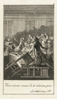 Illustration for Le Sage's 'Gil Blas', 1783. Creator: Daniel Nikolaus Chodowiecki.