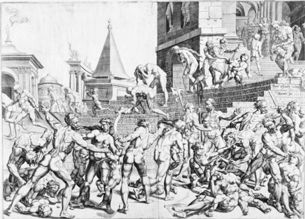 The Massacre of the Innocents, c1550. Creator: Dirck Volkertsen Coornhert.