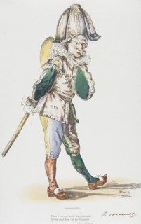 Polichinelle, 1874. Creator: Edouard Manet.