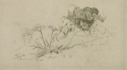 Printemps, c1882. Creator: Félicien Rops.