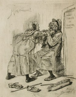 Misanthropie!, 1872. Creator: Félicien Rops.