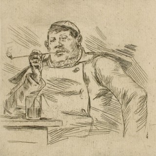 Garçon brasseur bruxellois, 1876. Creator: Félicien Rops.