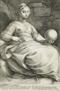 Erato, 1592. Creator: Hendrik Goltzius.