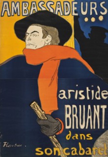 Ambassadeurs: Aristide Bruant, 1892. Creator: Henri de Toulouse-Lautrec.