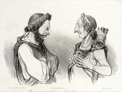 Le jour n'est pas plus pur.., 1841. Creator: Honore Daumier.