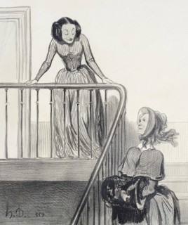 Au revoir, Ophélia!.., 1844. Creator: Honore Daumier.