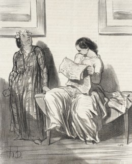 Il parait que les clubs vont être...fermés.., 1849. Creator: Honore Daumier.