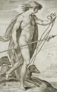 Adonis, between 1607 and 1610. Creator: Jacob Matham.