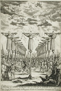 The Martyrs of Japan, 1628. Creator: Jacques Callot.