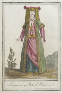 Costumes de Différents Pays, 'Armenienne en Habit de Cérémonie', c1797. Creator: Jacques Grasset de Saint-Sauveur.