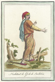 Costumes de Différents Pays, 'Habitant de l'Isle de Santorin', c1797. Creator: Jacques Grasset de Saint-Sauveur.