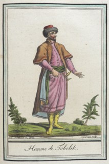Costumes de Différents Pays, 'Homme de Tobolsk', c1797. Creator: Jacques Grasset de Saint-Sauveur.