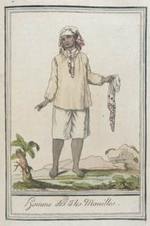 Costumes de Différents Pays, 'Homme des I'les Manilles', c1797. Creator: Jacques Grasset de Saint-Sauveur.