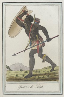Costumes de Différents Pays, 'Guerrier de Guida', c1797. Creator: Jacques Grasset de Saint-Sauveur.