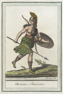 Costumes de Différents Pays, 'Ancienne Amazone', c1797. Creator: Jacques Grasset de Saint-Sauveur.
