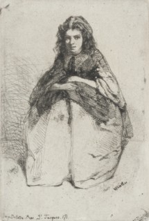 Fumette, 1858. Creator: James Abbott McNeill Whistler.
