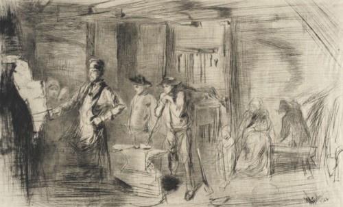 The Forge, 1861. Creator: James Abbott McNeill Whistler.