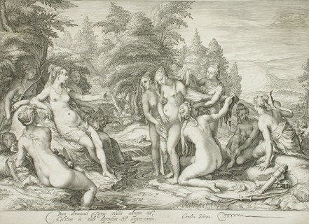 Diana and Callisto, 1599. Creator: Jan Saenredam.