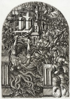 The Fall of Babylon, c1555. Creator: Jean Duvet.