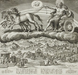 Saturn, c1585. Creator: Johann Sadeler I.