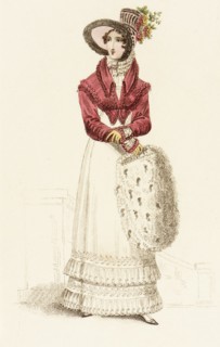 Fashion Plate (Walking Dress), 1819. Creator: John Bell.