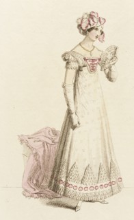 Fashion Plate (English Evening Dress), 1820. Creator: John Bell.