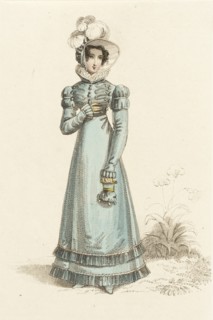 Fashion Plate (Carriage Dress), 1821. Creator: John Bell.