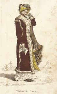 Fashion Plate (Walking Dress), 1812. Creator: John Bell.