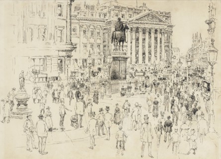 The Mansion House, Home of the Lord Mayor, 1888. Creator: Joseph Pennell.