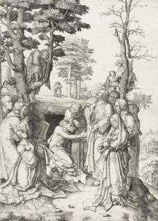 The Raising of Lazarus, c1507. Creator: Lucas van Leyden.