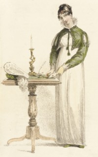 Fashion Plate (Morning Dress), 1813. Creator: Rudolph Ackermann.