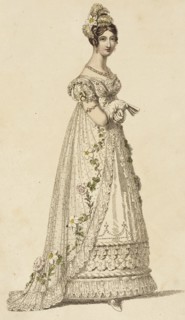 Fashion Plate (Full Dress), 1817. Creator: Rudolph Ackermann.