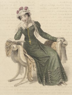 Fashion Plate (Morning Dress), 1824. Creator: Rudolph Ackermann.