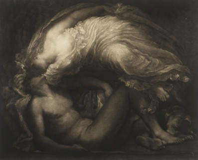 Diana and Endymion, 1891. Creator: Frank Short.