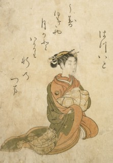 The Courtesan Hatsuito, 18th century. Creator: Suzuki Harunobu.