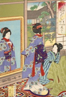 Beauty, between c1887 and c1890. Creator: Chikanobu Yoshu.
