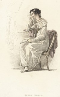 Fashion Plate (Opera Dress), 1814. Creator: Unknown.