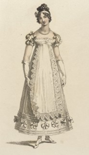 Fashion Plate (Parisian Ball Dress), 1817. Creator: Unknown.