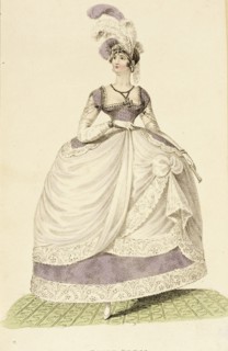Fashion Plate (Court Dress), 1810. Creator: Unknown.