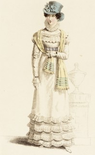 Fashion Plate (Parisian Walking Dress), c1824. Creator: Unknown.