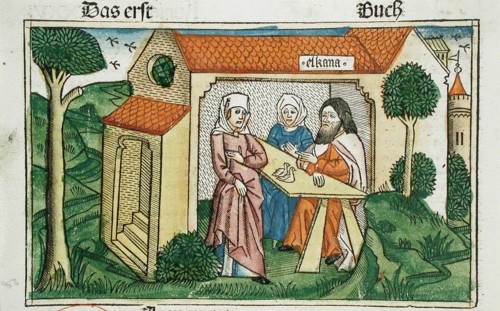 Elkanah, published 1483. Creator: Unknown.