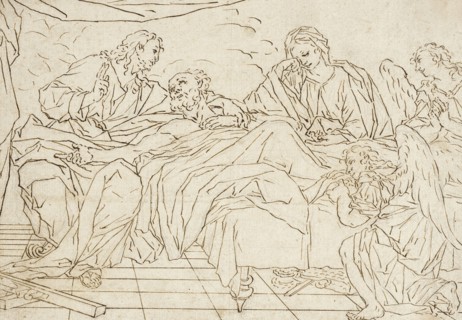 Death of St. Joseph, 18th century. Creator: Unknown.