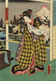 Yellow, between c1847 and c1852. Creator: Utagawa Kunisada.