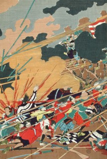 The Battle of Nagashino (Later Retitled) (image 2 of 3), published in 1868. Creator: Tsukioka Yoshitoshi.