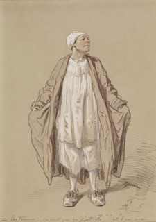 Man in Night Dress, 1804-1866. Creator: Paul Gavarni.