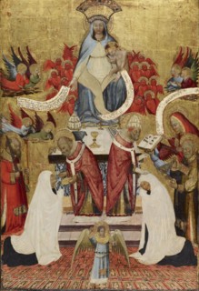 Communion and Consecration of Santa Francesca Romana, c1445. Creator: Antonio del Massaro da Viterbo.