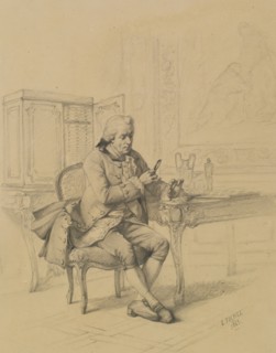 The Collector, 1863. Creator: Eugene Fichel.