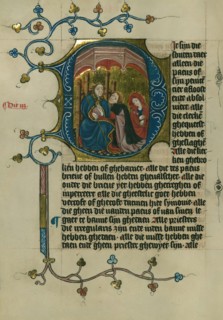 Papal Confession before a pope, 1400-1404. Creator: Unknown.