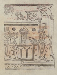 The Annunciation, 1497.  Creator: Unknown.